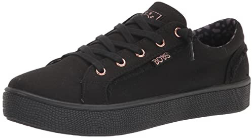 Skechers Women's BOBS B Extra Cute Sneaker, Black, 3 UK