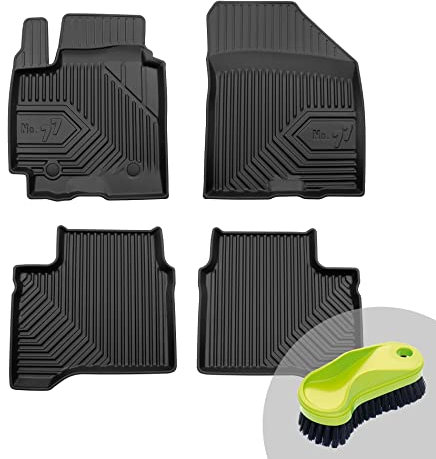 FROGUM No.77 Gummimatten Ganzjahresset von Auto Fußmatten Autofussmatten für Suzuki Swift VI 2017-2024 | Langlebiges TPE Material