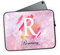 Personalised Any Name iPad 10.2 inch Case Sleeve - Liquid Marble Purple Glitter Effect - for iPad 10.2 - 9th 8th 7th Gen - 2021/2020 / 2019 Cover - Ladies Gift