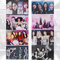 Runup bp Poster, JiSoo Jennie Rose lisa Poster Dekorative, Wohnzimmer Poster Schlafzimmer Malerei, 8 Idole HD Posterfoto kompletter Satz, Wohnheim Aufkleber