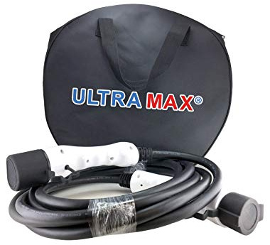 EV Charging Cables Type 1 to 2; 32A; 5 meters | EV/Electric Car Charger Cable