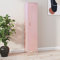 Keketa Schließfachschrank Lagerschrank Metallschrank Aktenschrank Schrank Bücherschrank Standschrank Garderobenschränke Mit 4 Einlegeböden Rosa 35x46x180 cm Stahl