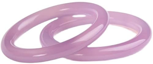 Bracelets pour Femme, Bracelet pour Femme en Agate Rose brésilienne calcédoine Fine Ronde Bracelet en Jade Enfant amulette Fille Lotus Bracelet en Jade Bracelet