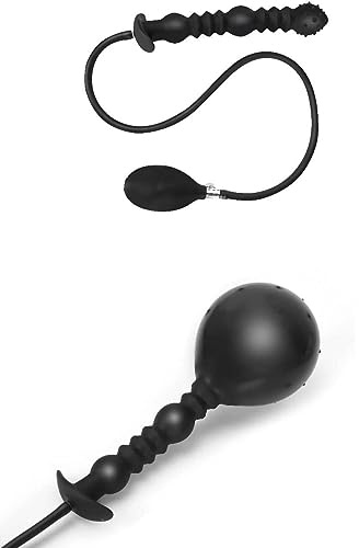 BDSMLV Dilator Inflatable Plug Aufblasbarer Analplug Large Inflatable Expander Plug Adjustable Inflatable Plug SM Game Sex Toy for Men and Women