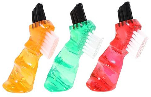 GLEAVI 9 Stk Zahnbürste Harte Prothesenbürste Reinigungsbürsten Für Zahnprothesen Mini-prothesenbürsten Zahnplattenbürsten Praktische Prothesenbürsten Teilweise Reisen So Weich Plastik Pp