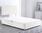 ComfoRest - Sophisticated 4FT6 Double Bed Base with 2 Drawers | Practical Frame for Everyday Essentials | Durable Design for Organised and Contemporary Spaces (White Plush)