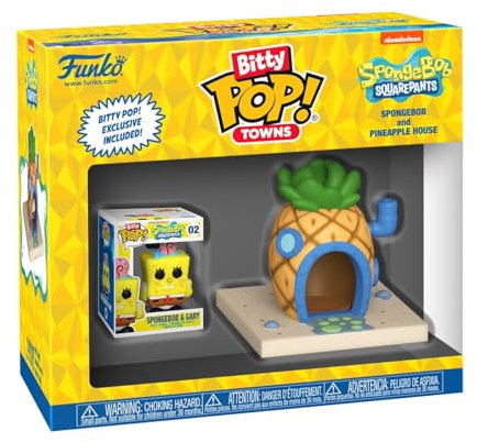 Funko Spongebob Squarepants Figura Vinilo Spongebob and Pineapple House (Bitty Pop! Town) Unisex Pop! Standard
