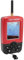 Smart Fish Finder, Handheld Portable Fish Depth Finder, Sonar Sensor Kayak Boat Fishfinder Transducer, Wireless Mobile Fish Locator with Waterproof Screen LCD Display (Red)