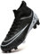 Donbest Boys Football Boots Cleats Kids Football Shoes Astro Turf Soccer Shoes Professional Spikes Football Competition Shoes,WhiteBlack,EU30