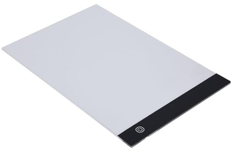 Akozon USB-LED-Licht-Schablonentafel, Lichtkasten, Zeichenbrett, Professionelles Zubehör (ABS 2)