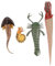 VICASKY 8 STK Tierornamente aus der Tiefsee Unterwassertierspielzeug Meerestiermodell Spielzeuge heusgen Simulation Toys Modelle Meerestierfiguren Spielzeug für Meerestiere für Kinder PVC