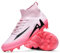 TOPSFEBA Fußballschuhe für Herren und Damen, Hallenfußballschuhe, Unisex, Baseball, Rasenschuhe, Jugend-Rugby-Schuhe, Erwachsene, AG FG TF Fußballschuhe, breiter Trainings-Sneaker, 2309 Ag Pink, 12