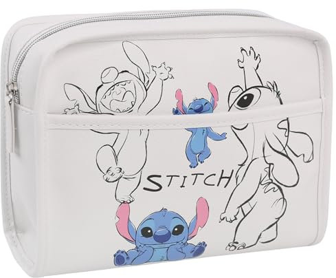 sarcia.eu Disney Trousse de Maquillage 23x18x7 cm Blanc (Stitch)