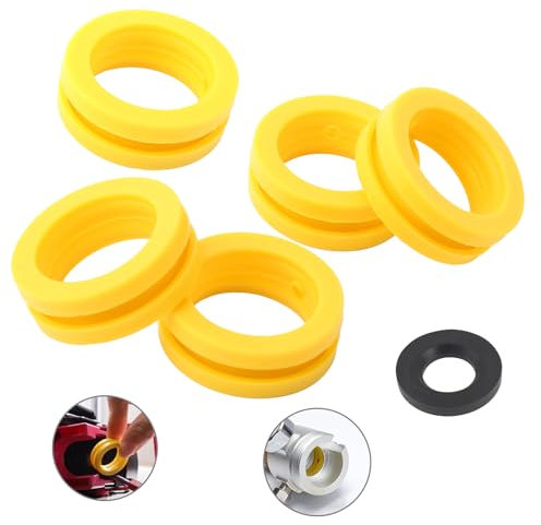 5 Stück Ersatzteile Dichtungsring für Soda stream Ersatzteile DUO ART CO2 Adapter Trapezgewinde TR21-4 für Soda stream Dichtung, Hochwertige Ersatzdichtung Einfache+1 Stück Abdichtung