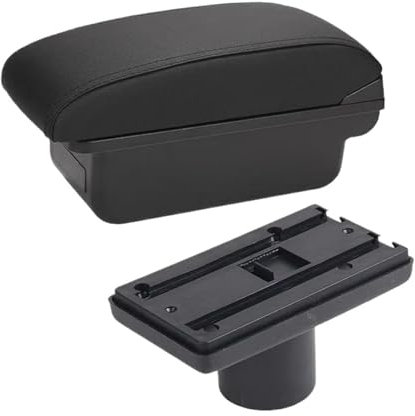 Aufbewahrungsbox die Mittelkonsole Für Seat Für Ibiza 6j 6L Armlehnenbox Zentral Aufbewahrungsbox Mit Getränkehalter Aschenbecher Mit USB(C2 Schwarze Linie KEIN USB)