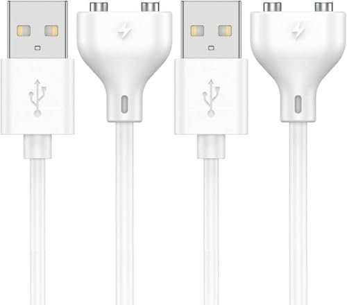 2Pack Magnetic USB DC Charger Cable Replacement Charging Cord 2.6Ft (6mm/0.24in)