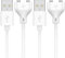 2Pack Magnetic USB DC Charger Cable Replacement Charging Cord 2.6Ft (6mm/0.24in)