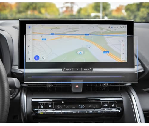 CDEFG Compatible avec Toyota C-HR CHR 2024 2025 Facelift Films de Protection d'Écran de Navigation GPS Tactile en PET 4H Anti-Rayures 12,3 Pouces GPS Voiture Accessoires