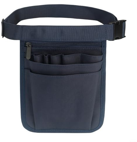CWOQOCW Werkzeug-Hüfttasche, wasserdicht, Organizer, Werkzeuggürteltasche mit mehreren Taschen, Gürteltasche für Heimwerker, Elektriker, Tischler, Klempner (blau)
