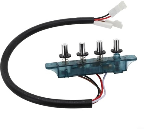 Interruptor de control de botón fácil de reemplazar para campanas de cocina y ventiladores extractores (4 botones)