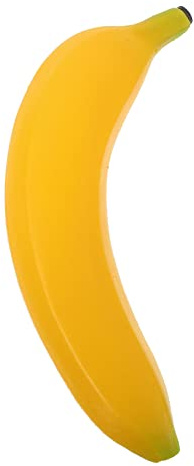 TOYANDONA Fruit-shaped Percussion Instrument Sand Shaker Maracas for Kids Baby Educational Musical Toy Simulation Banana for Early Learning and Music Play