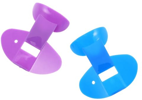 BESPORTBLE Lot de 2 flûtes de nez en plastique pour débutants - Outil de contrôle de la respiration musculaire buccale pour la coordination nasale et de la gorge - Instrument de classe de musique