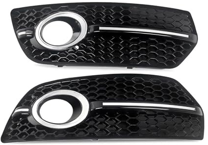 SPAMFAFGHQ Rejilla De Luz Antiniebla Delantera Cromada Negra Para Q5 Standard 2009 2010 2011