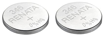RENATA Lot de 2 Blisters de 1 Pile Bouton oxyde Argent X346 SR712SW