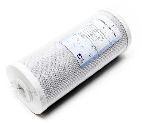 Naturewater CTO-10L Aktivkohle Block Filter Big Blue 10 Zoll (254 mm) 5 µ Ersatz Wasserfilter, Umkehrosmose Filter, Ersatz Filterkartusche, Trinkwasserfilter