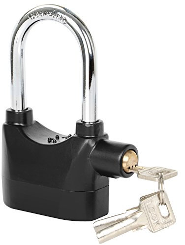 TRIXES 110db Alarma Resistente a la Intemperie grillete Largo candado