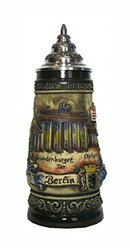King German Beer Stein Berlin Stein 0.3 Liter tankard, Beer Mug