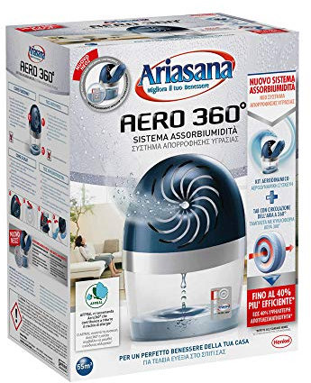 Luftentfeuchter Ariasana Aero 360Kit mit 2Refills-450Gramm
