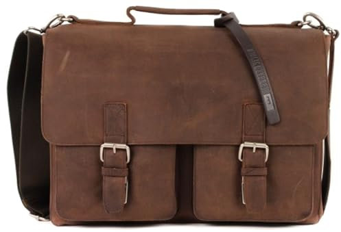 Leonhard Heyden Salisbury Briefcase L Brown