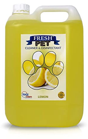 Trade Chemicals Fresh Pet Kennel/Cattery Disinfectant and Deodoriser - 5L (LEMON)