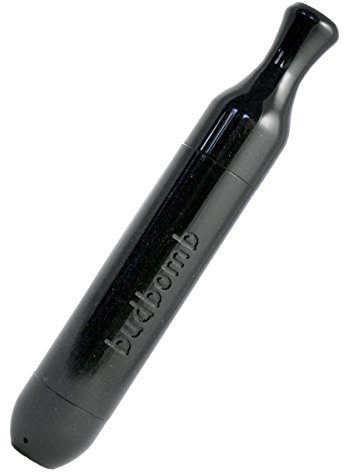 Budbomb Black - das Original. Unverwüstliche Schwarze Purpfeife der Extraklasse - Länge 10 cm - Head&Nature Smoke Shop