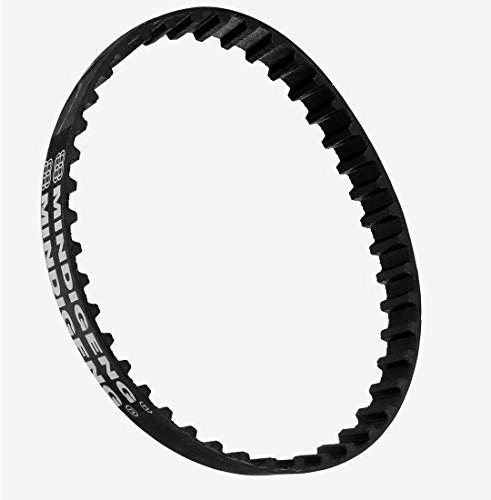 sourcing map 84XL 42 Zähne 10mm Breite 5,08mm Steigung Schrittmotor Gummi Zahnriemen Schwarz DE de