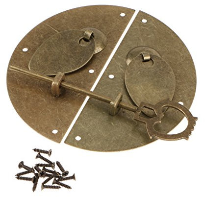 Fenteer Quincaillerie De Meubles De Serrure De Serrure De Porte De Style Ancien Chinois Avec Le Boulon, Bouton De Poignée De Tiroir D'armoires De Cuisine