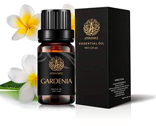 Aromatherapie Gardenia ätherisches Öl für Diffusor, Therapeutic Grade Gardenia ätherisches Öl für Massage, Haut & Haarpflege, 10ml 100% Gardenia ätherisches Öl für zu Hause, Luftbefeuchter