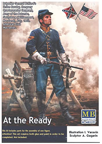 Masterbox 1: 35 - At The Ready Bufford's Union Cavalry ACW