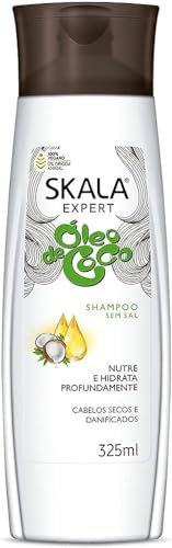 SKALA Expert Kokosöl-Shampoo, 325 ml, 100 % vegan, nährend und feuchtigkeitsspendend, Glanz und Reparatur, für alle Haartypen, tierfreundlich