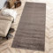 Carpeto Rugs Modern Läufer Flur Teppich Einfarbig Muster - Flauschige Flachflor Teppiche für Wohnzimmer, Schlafzimmer, Kinderzimmer - Kurzflor in Versch. Größen Pastell Farben Grau 80 x 300 cm
