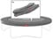 BERG Trampolin Schutzrand rund Federabdeckung 430 cm Randabdeckung grau - Favorit Regular