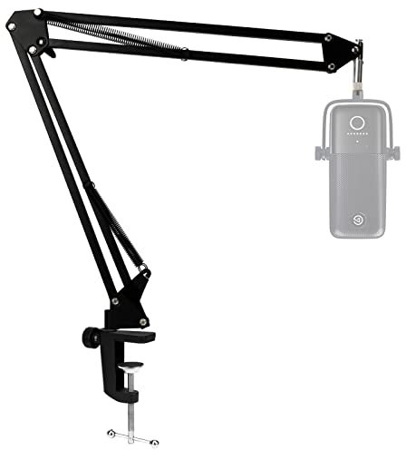 Für Elgato Wave 3 Boom Arm Mikrofonständer, professioneller Mikrofonarm Mikrofonständer kompatibel mit Elgato Wave: 3 USB-Kondensatormikrofon von Sunmon