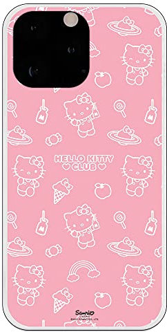 Personalaizer Original Case Compatible with iPhone 13 Pro MAX - Hello Kitty Pattern on Pink