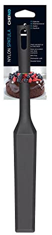 Chef Aid Nylon Flexible Spatula, BPA Free Kitchen Spatula for use with Non-Stick Cookware, Part of a selection of Kitchen Utensils, Black