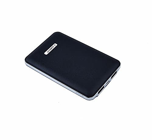 Albrecht PowerBank PB 5000 72987 - Cavo di ricarica USB da 5000 mAh e 2 uscite, colore: Nero
