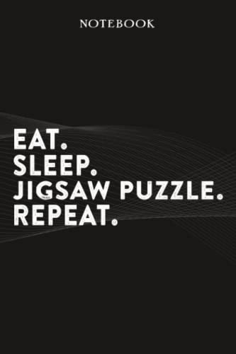 jigsaw puzzle Boss Gifts Notebook - Eat Sleep jigsaw puzzle Repeat: Funny Idea for Worlds Best Boss, Assistant, Men, Man, Women, Him, Birthday, ... Employees - Lined Journal Planner,Planner