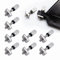 xlwen 8 Pcs SUP Surfboard Finnen Schraube,Longboard Finnen Schraube,Surfboard Fin Schraube Edelstahl für Finnenbox,Surfbrett für SUP-Longboard, Paddelbrett(Silber)