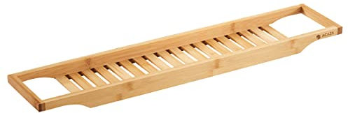 Caza Badregal, Bambus-Badebrücke, Badewannenablage 74 cm, Bambusholz