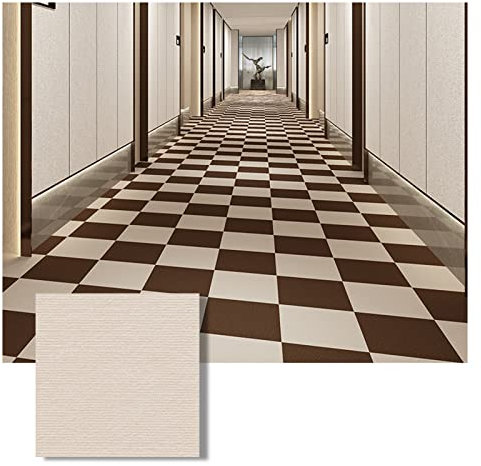 10 Stück Teppichfliesen, Selbstklebender Quadratischer Teppich, rutschfeste Kommerzielle Teppichbodenfliesen, Spleißen Von Teppichfliesen Für Den Wohnbereich(Size:30x30cm,Color:Khaki)